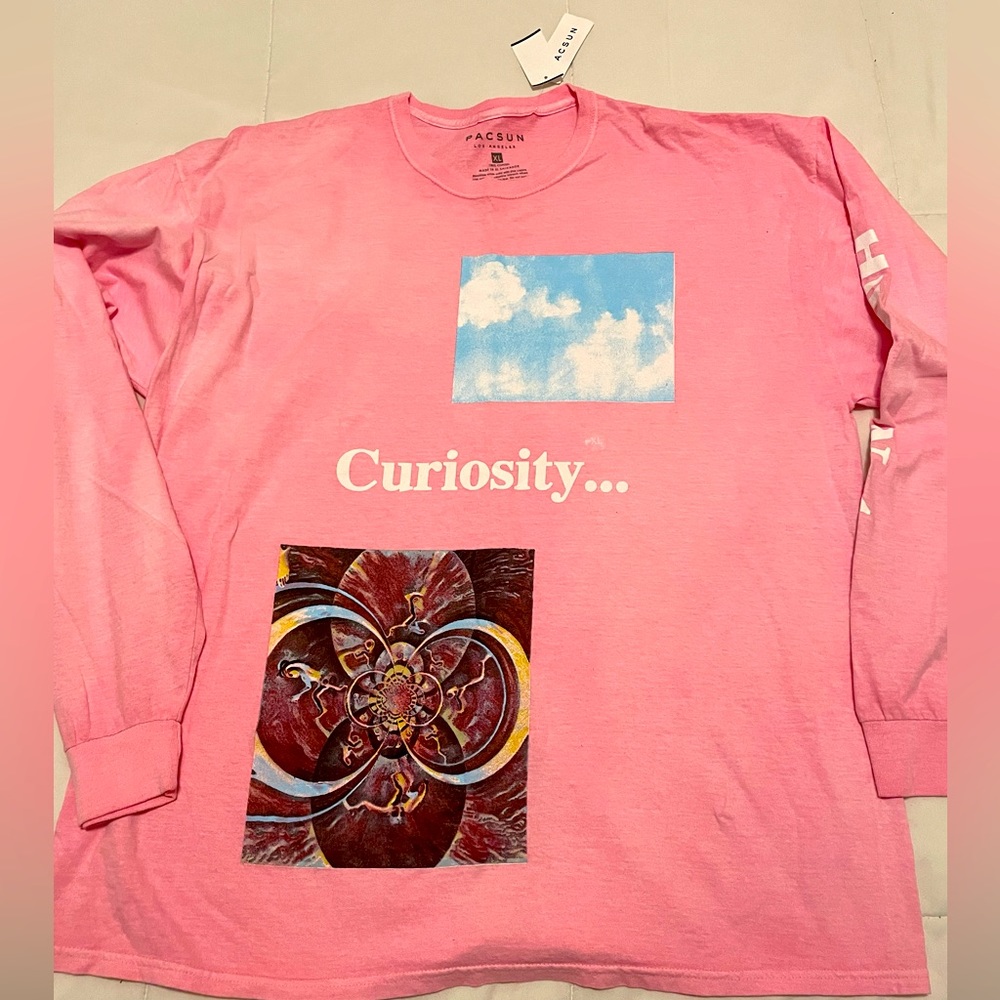 *Brand New* Mens PacSun Graphic L/S Tee- Size XL
